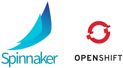 Spinnaker Openshift logo combined 2