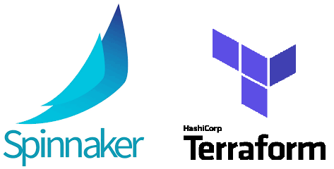 Spinnaker terraform logo combined